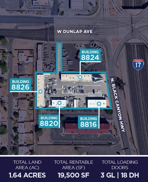 8812- 8828 Black Canyon Hwy Hwy, Phoenix, AZ for sale - Building Photo - Image 2 of 9