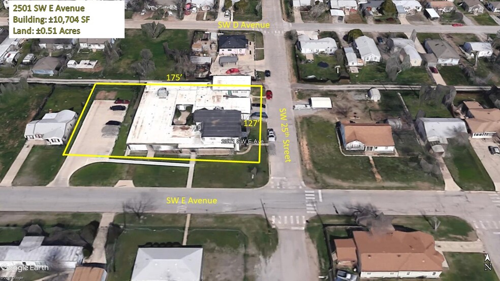 2501 SW E Ave, Lawton, OK for sale - Aerial - Image 2 of 6