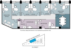1730 Rhode Island Ave NW, Washington, DC for lease Floor Plan- Image 1 of 1