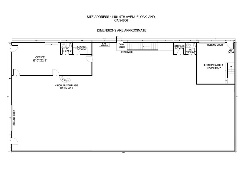 1101 9th Ave, Oakland, CA for sale - Floor Plan - Image 2 of 10