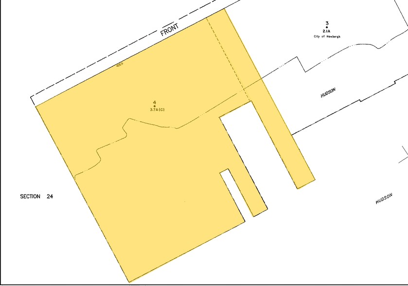 50 Front St, Newburgh, NY for lease - Plat Map - Image 2 of 3