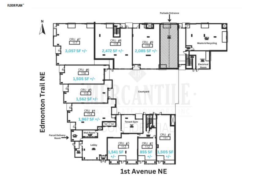 630 1 Av NE, Calgary, AB for lease - Building Photo - Image 2 of 2