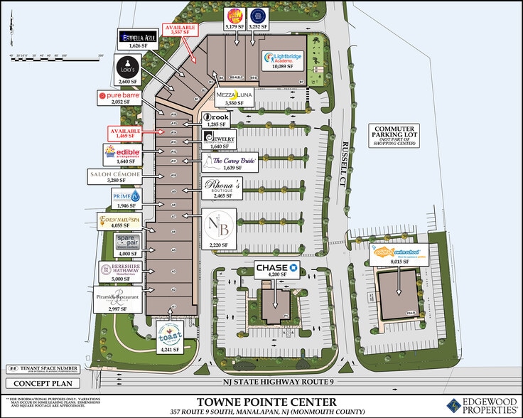 357-359 US Highway 9, Manalapan Township, NJ for lease - Site Plan - Image 2 of 8