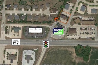 3 Club Centre Ct, Edwardsville, IL - AÉRIEN  Vue de la carte