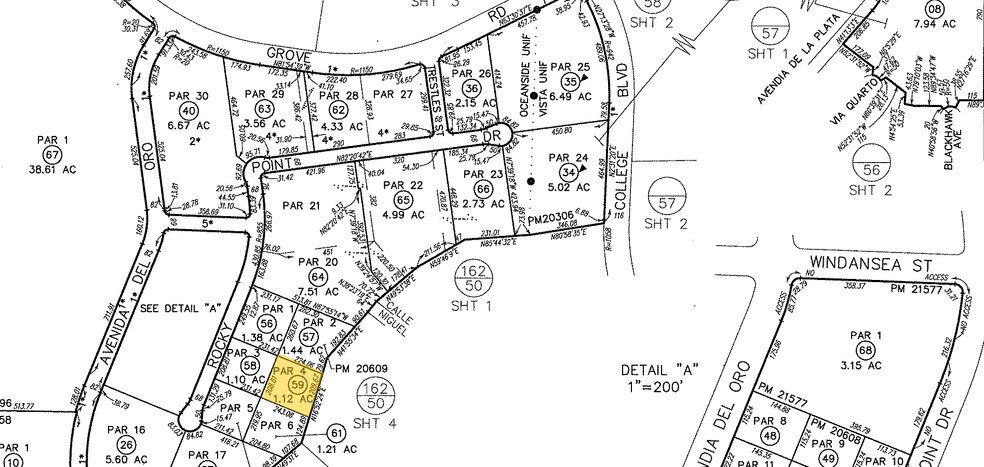 1338 Rocky Point Dr, Oceanside, CA à vendre - Plan cadastral - Image 3 de 3