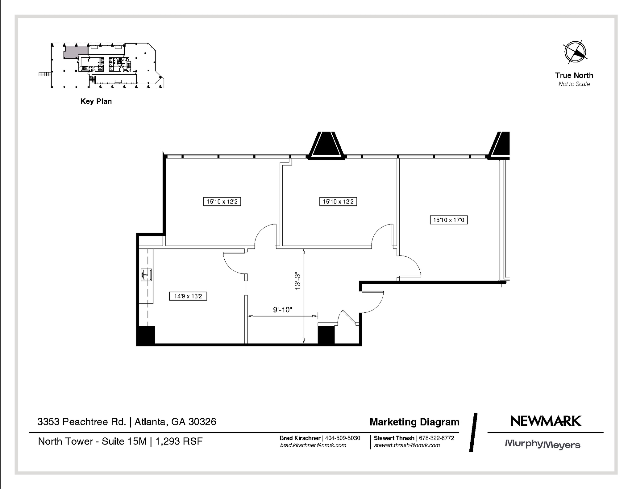3353 Peachtree Rd NE, Atlanta, GA à louer Plan d’étage- Image 1 de 1