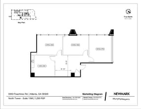 3353 Peachtree Rd NE, Atlanta, GA à louer Plan d’étage- Image 1 de 1