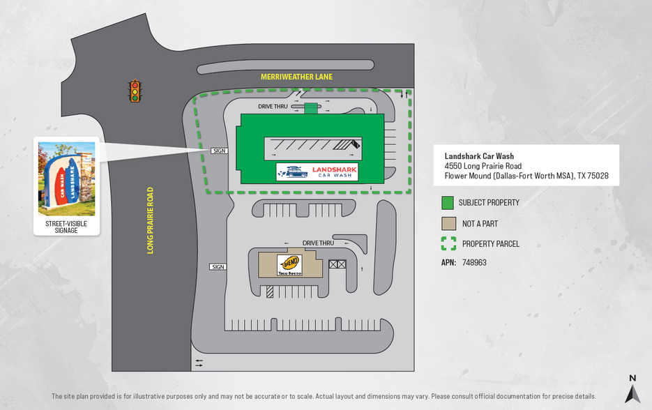 4550 Long Prairie Rd, Flower Mound, TX for sale - Site Plan - Image 2 of 4