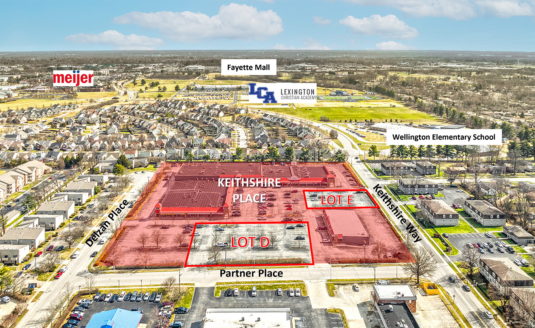 3320 Partner Pl, Lexington, KY for lease Aerial- Image 1 of 3