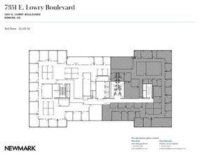 7351 Lowry Blvd, Denver, CO à louer Plan d’étage- Image 1 de 1