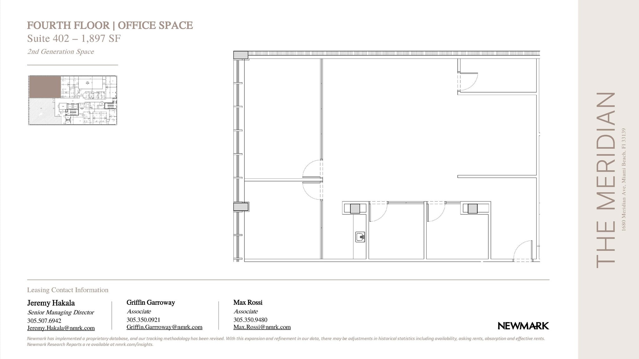 1680 Meridian Ave, Miami Beach, FL for lease Floor Plan- Image 1 of 1
