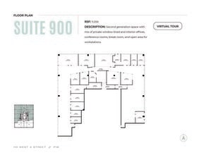 110 W A St, San Diego, CA à louer Plan d’étage- Image 1 de 1