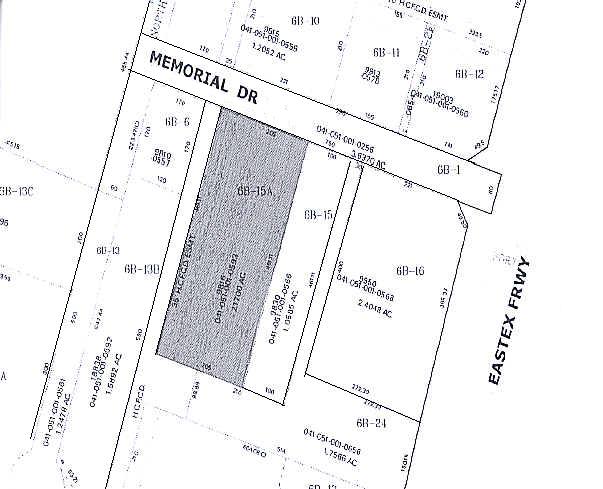 9816 Memorial Blvd, Humble, TX à louer - Plan cadastral - Image 2 de 6