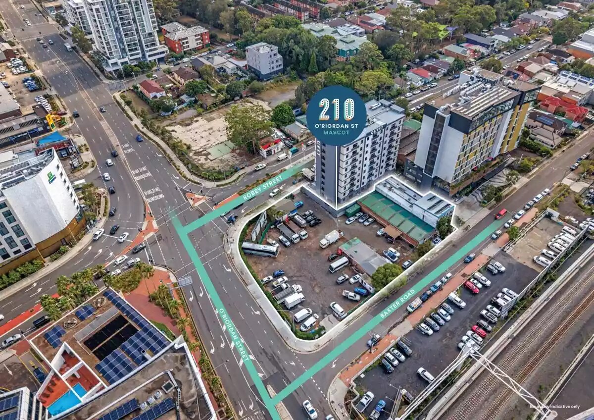 210 O'Riordan St, Mascot for sale Aerial- Image 1 of 5