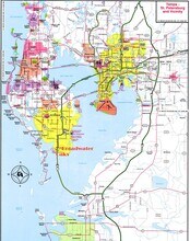 3551 42nd Ave S, Saint Petersburg, FL - AERIAL map view