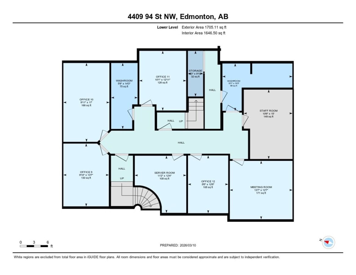 4403-4413 94 St NW, Edmonton, AB T6E 6T7 - Unité 4411/09 -  - Plan d’étage - Image 2 of 15