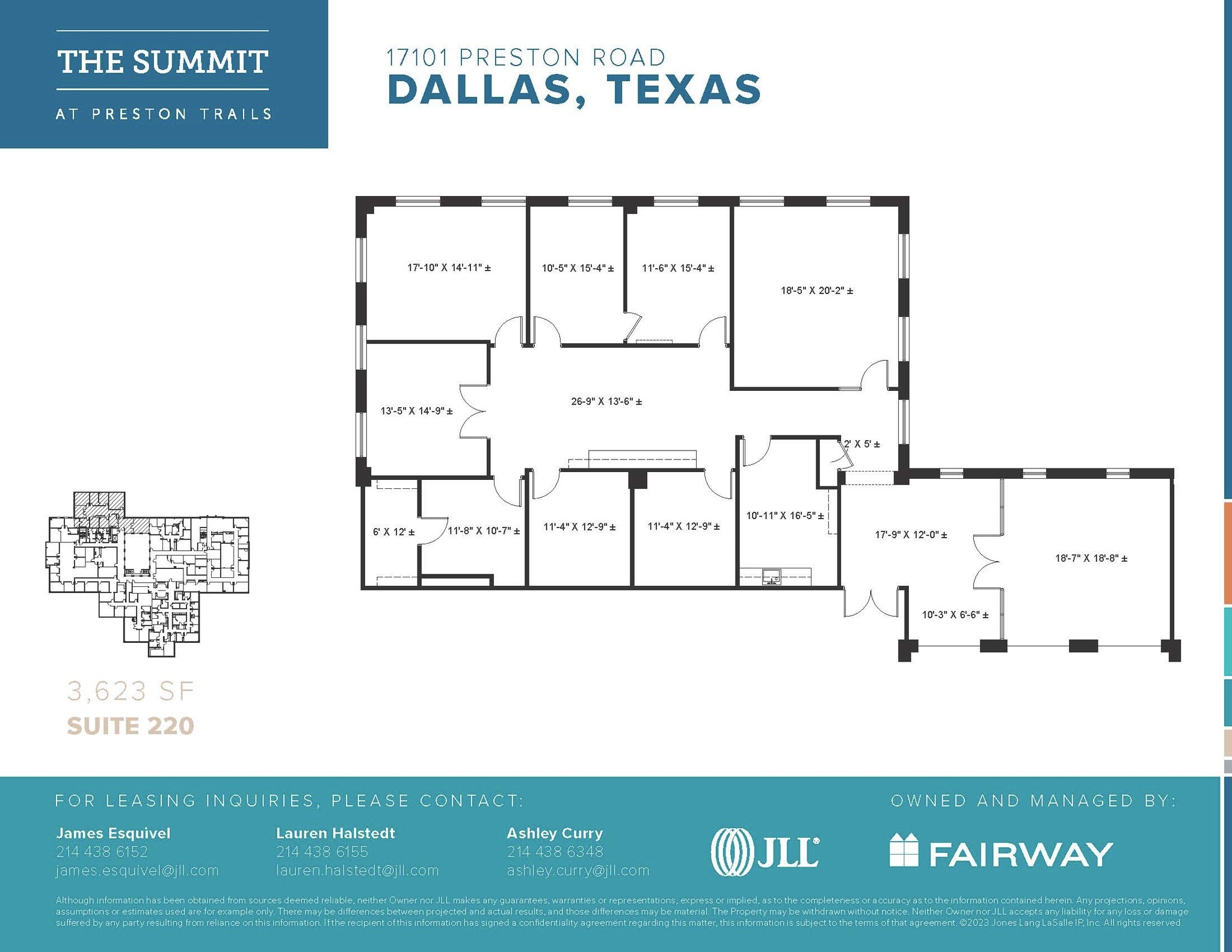 17101 Preston Rd, Dallas, TX for lease Floor Plan- Image 1 of 1