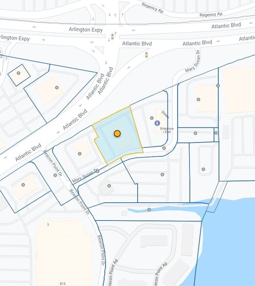 9510 Atlantic Blvd, Jacksonville, FL for lease - Plat Map - Image 2 of 5