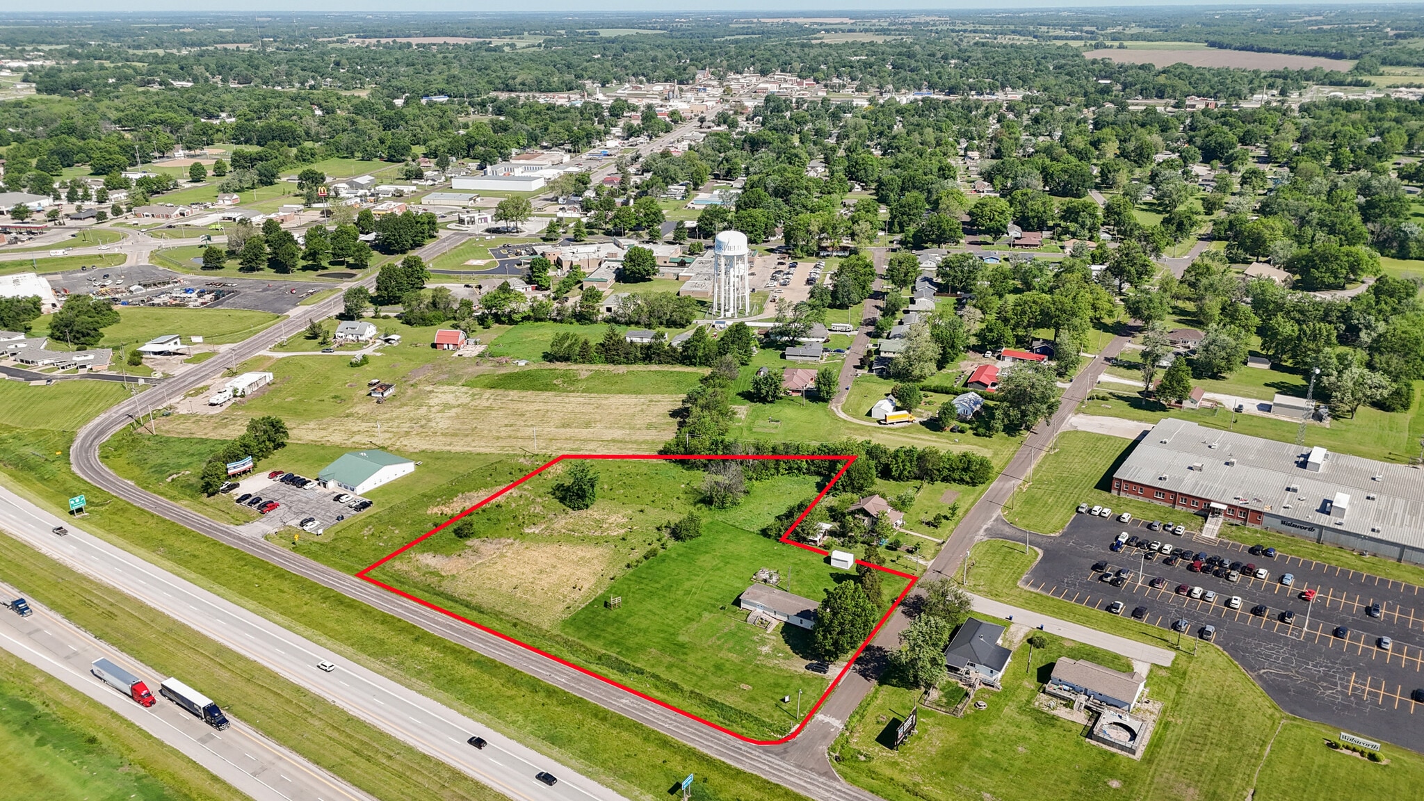 806 S Brunswick St, Brookfield, MO for sale Aerial- Image 1 of 14
