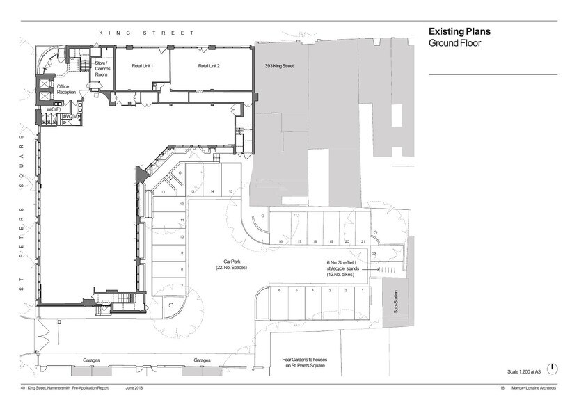 401-403 King St, Londres à louer - Plan d’étage - Image 2 de 3
