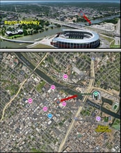 301 S 2nd St, Waco, TX - Aérien Vue de la carte