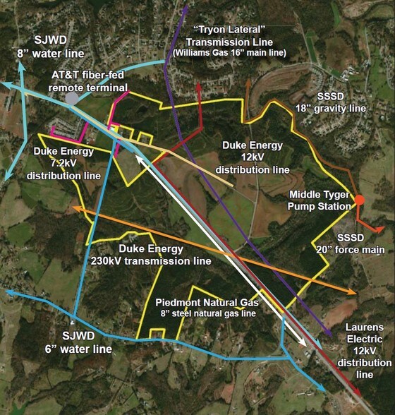 3082-3083 Moore Duncan Hwy, Moore, SC à vendre - Photo du bâtiment - Image 2 de 3