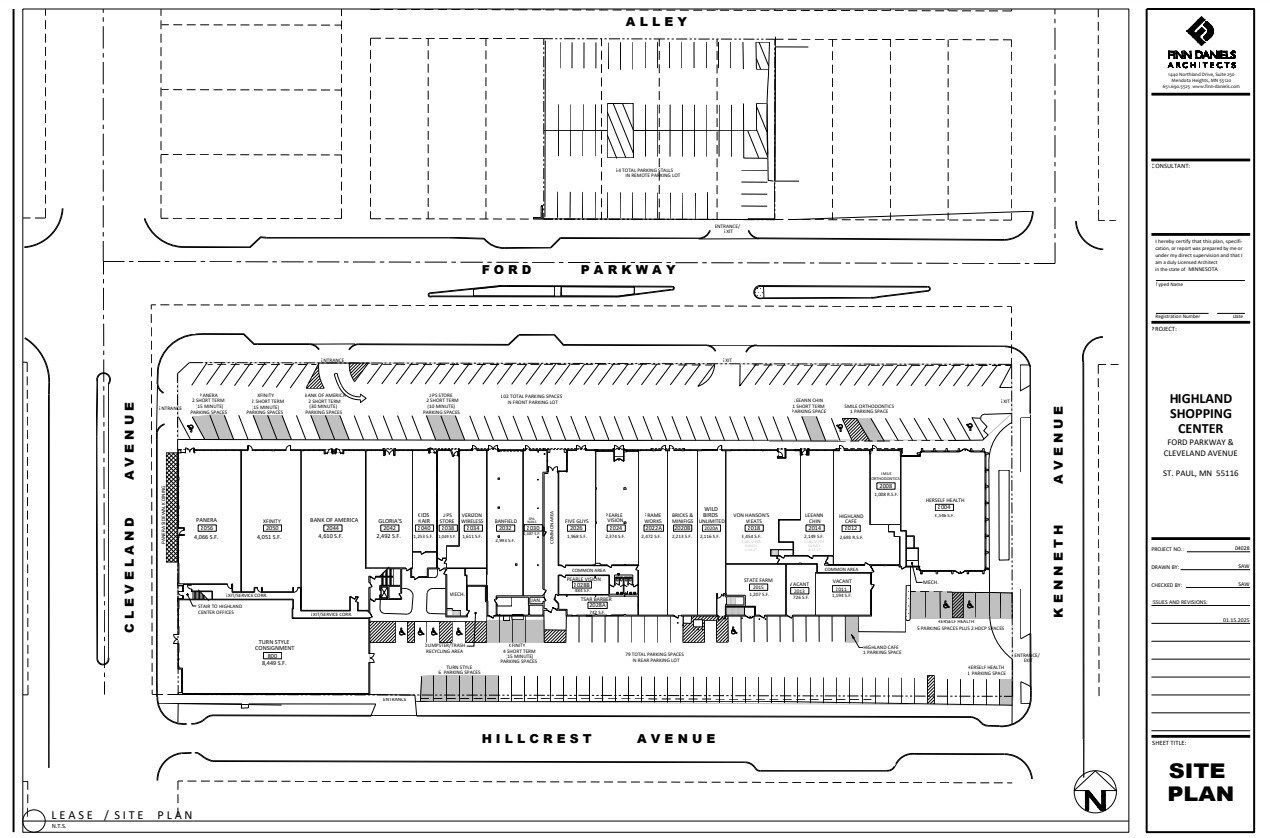 2004-2056 Ford Pky, Saint Paul, MN for lease Site Plan- Image 1 of 1