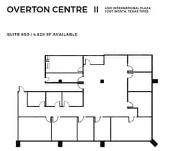 4150 International Plz, Fort Worth, TX à louer Plan d’étage- Image 1 de 1