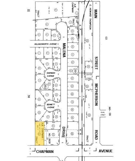 2745 E Chapman Ave, Orange, CA for lease - Plat Map - Image 3 of 11