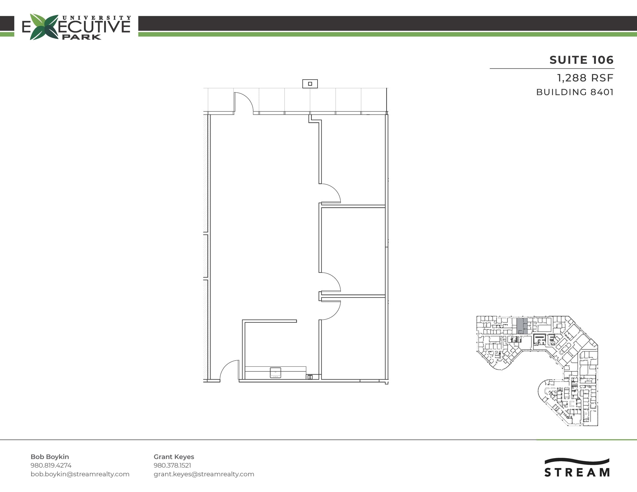 301 McCullough Dr, Charlotte, NC for lease Floor Plan- Image 1 of 1