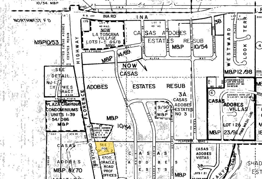 6740 N Oracle Rd, Tucson, AZ à vendre - Plan cadastral - Image 2 de 5