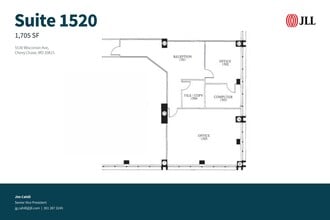 5530 Wisconsin Ave, Chevy Chase, MD for lease Floor Plan- Image 1 of 1