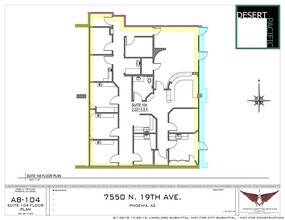 7550 N 19th Ave, Phoenix, AZ for lease Floor Plan- Image 1 of 24