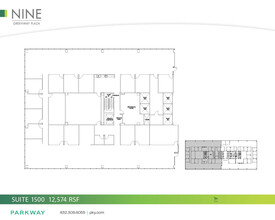 9 Greenway Plz, Houston, TX à louer Plan d  tage- Image 1 de 1