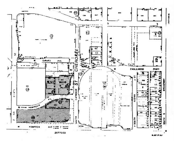 333 W Hampden Ave, Englewood, CO à louer - Plan cadastral - Image 2 de 7