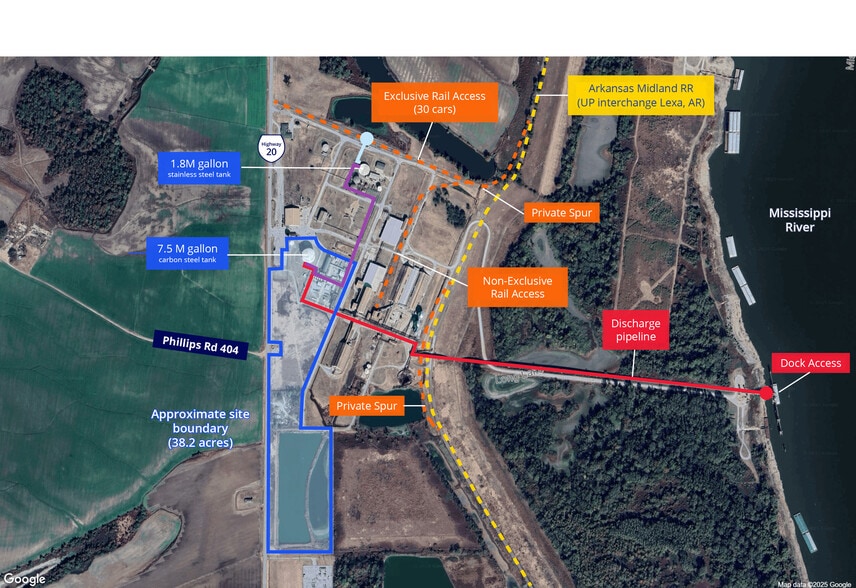 1463 Highway 20, Helena, AR à vendre - Plan de site - Image 3 de 4