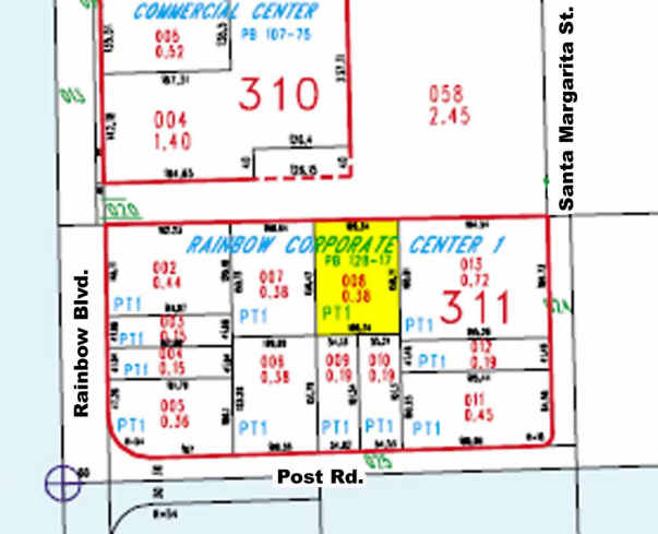 6268 S Rainbow Blvd, Las Vegas, NV à vendre - Plan cadastral - Image 2 de 6