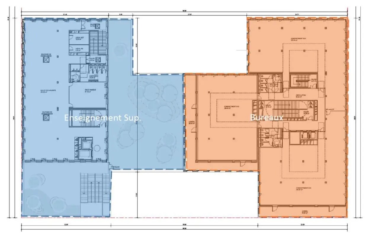26-36 Rue Du Tonkin, Villeurbanne à louer Plan d’étage- Image 1 de 1