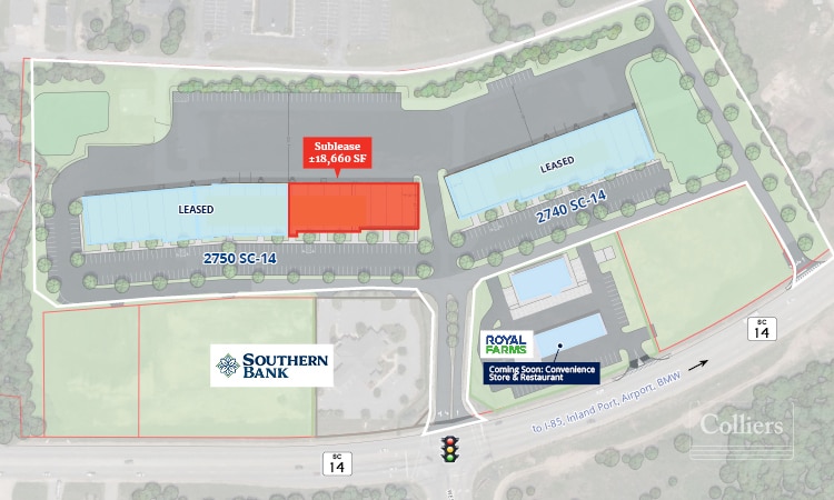 2750 S Highway 14, Greer, SC for lease - Building Photo - Image 3 of 16