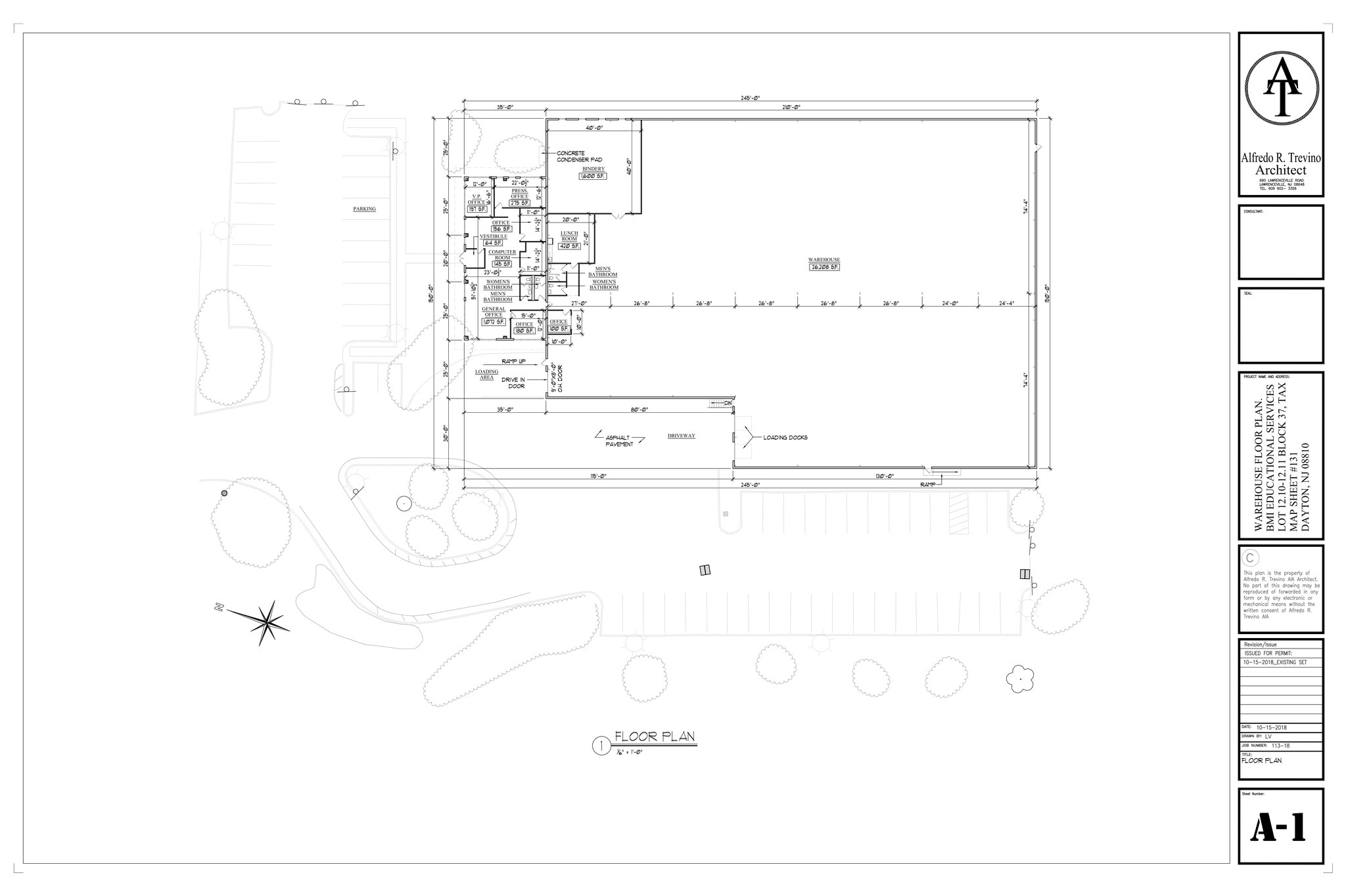 26 Haypress Rd, Cranbury, NJ for lease Site Plan- Image 1 of 1