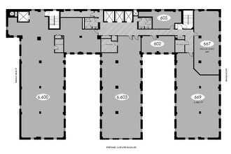 1425 Boul René-Lévesque O, Montréal, QC à louer Plan d  tage- Image 1 de 1