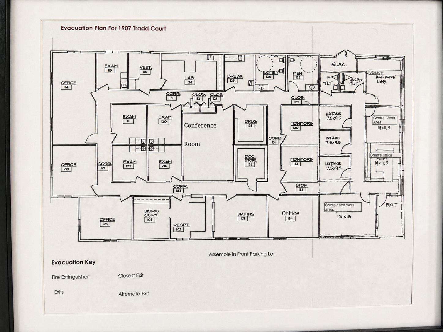 1907-1911 Tradd Ct, Wilmington, NC for lease Floor Plan- Image 1 of 1