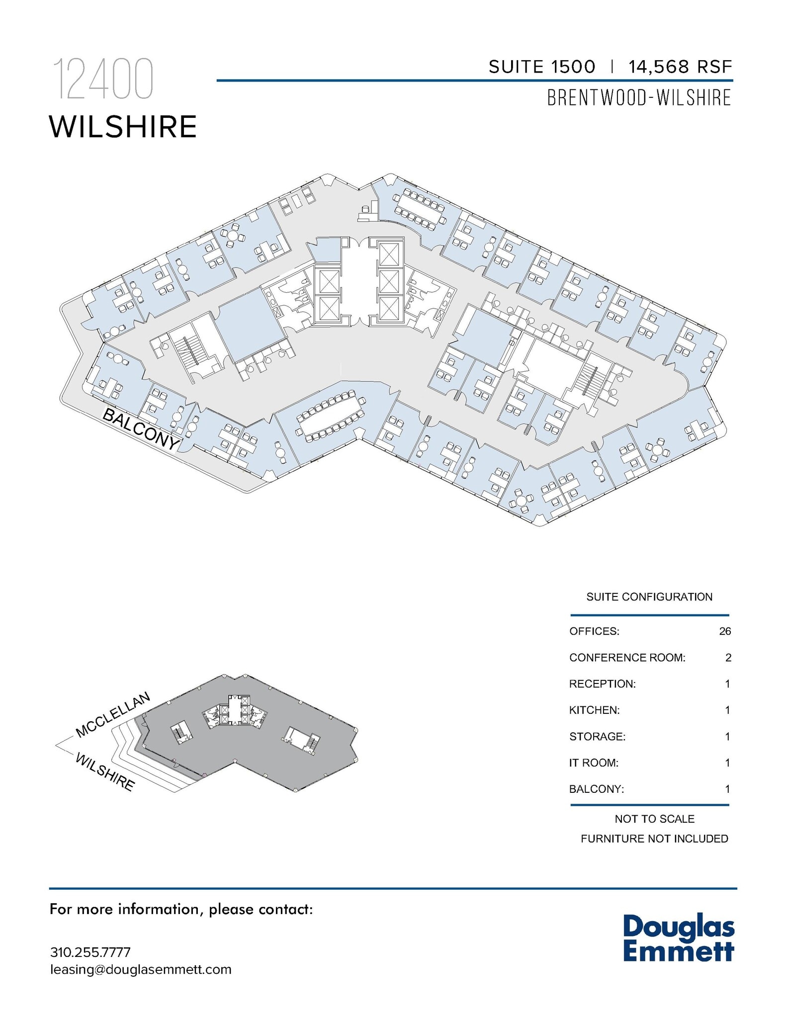 12400 Wilshire Blvd, Los Angeles, CA for lease Floor Plan- Image 1 of 1