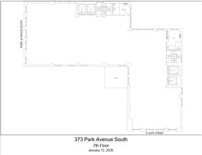 373 Park Ave S, New York, NY à louer Plan d’étage- Image 1 de 1