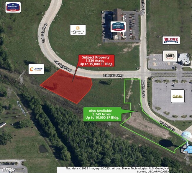 TBD Cabela's Pkwy., Gonzales, LA for sale - Aerial - Image 2 of 9