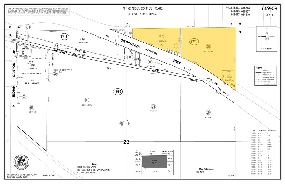 20th Ave, Desert Hot Springs, CA à vendre - Plan cadastral - Image 3 de 3