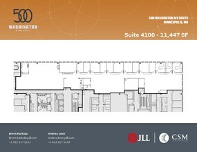 500 Washington Ave S, Minneapolis, MN à louer Plan d’étage- Image 1 de 1