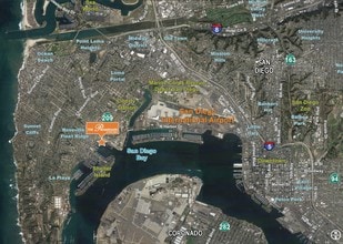 4960 N Harbor Dr, San Diego, CA - AERIAL  map view - Image1