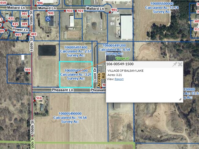 More details for 150th St, Balsam Lake, WI - Land for Sale
