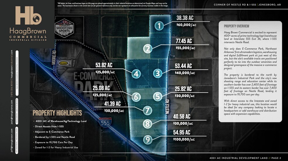 Corner of Nestle Rd and I-555, Bay, AR à vendre - Photo du bâtiment - Image 2 de 8